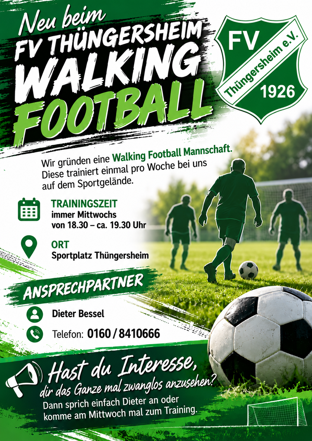 NEU: Walking Fußball beim FVT